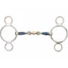 Shires Blue Sweet Iron Two Ring Gag With Lozenge Bit 2 Shires Blue Sweet Iron Two Ring Gag With Lozenge Bit -For the Horse Store 5212 2