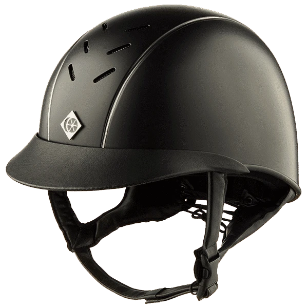 Charles Owen AyrBrush With Pinstripe 3 Charles Owen AyrBrush With Pinstripe