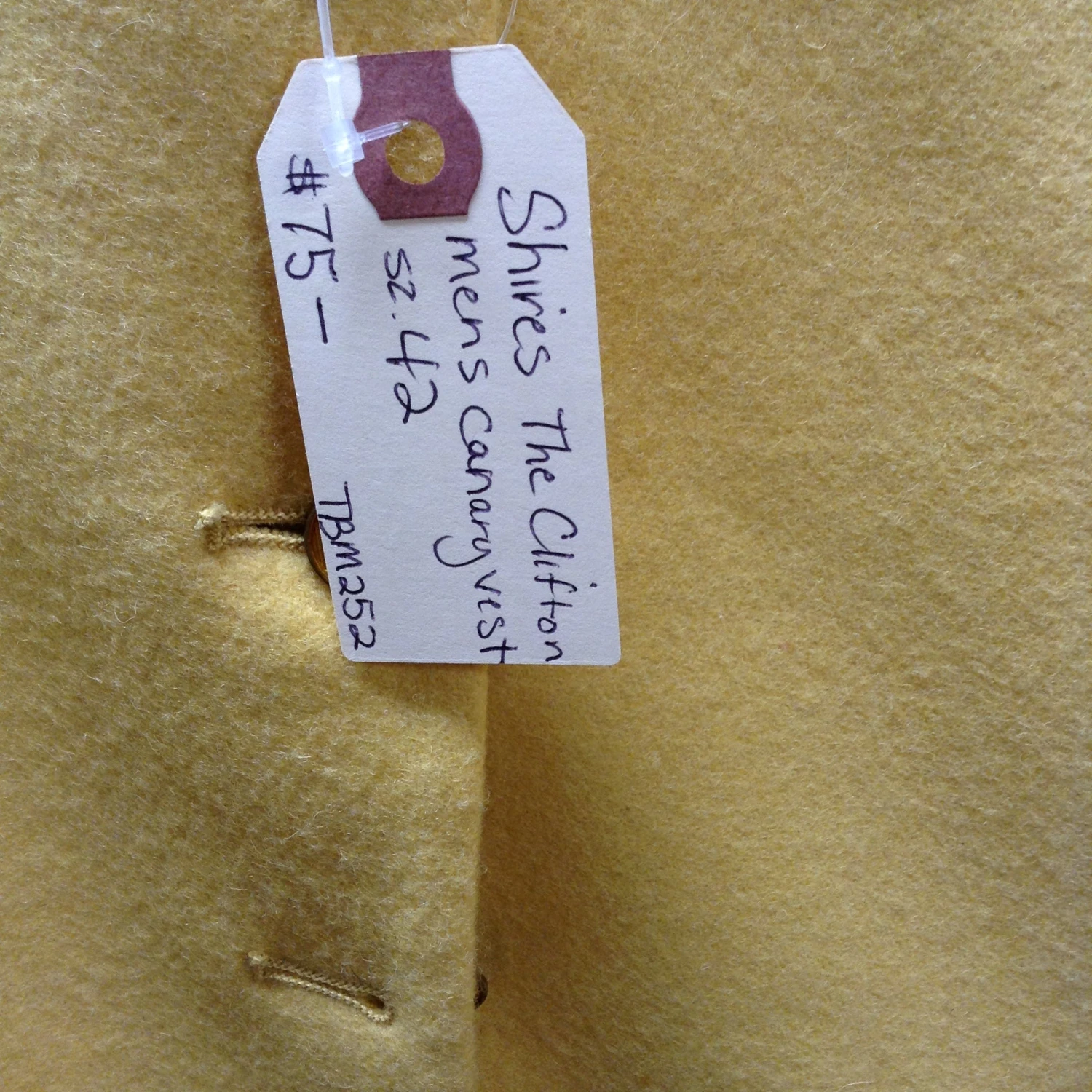 Shires The Clifton Men's Canary Vest 6 Shires The Clifton Men's Canary Vest - Image 4