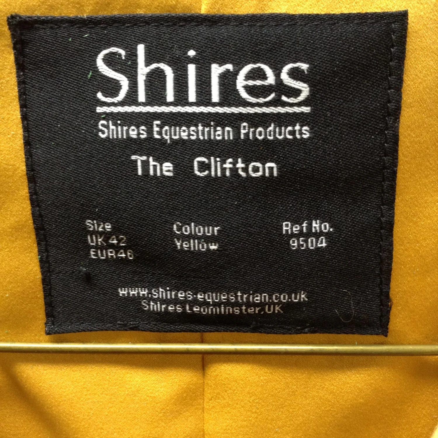 Shires The Clifton Men's Canary Vest 5 Shires The Clifton Men's Canary Vest - Image 3