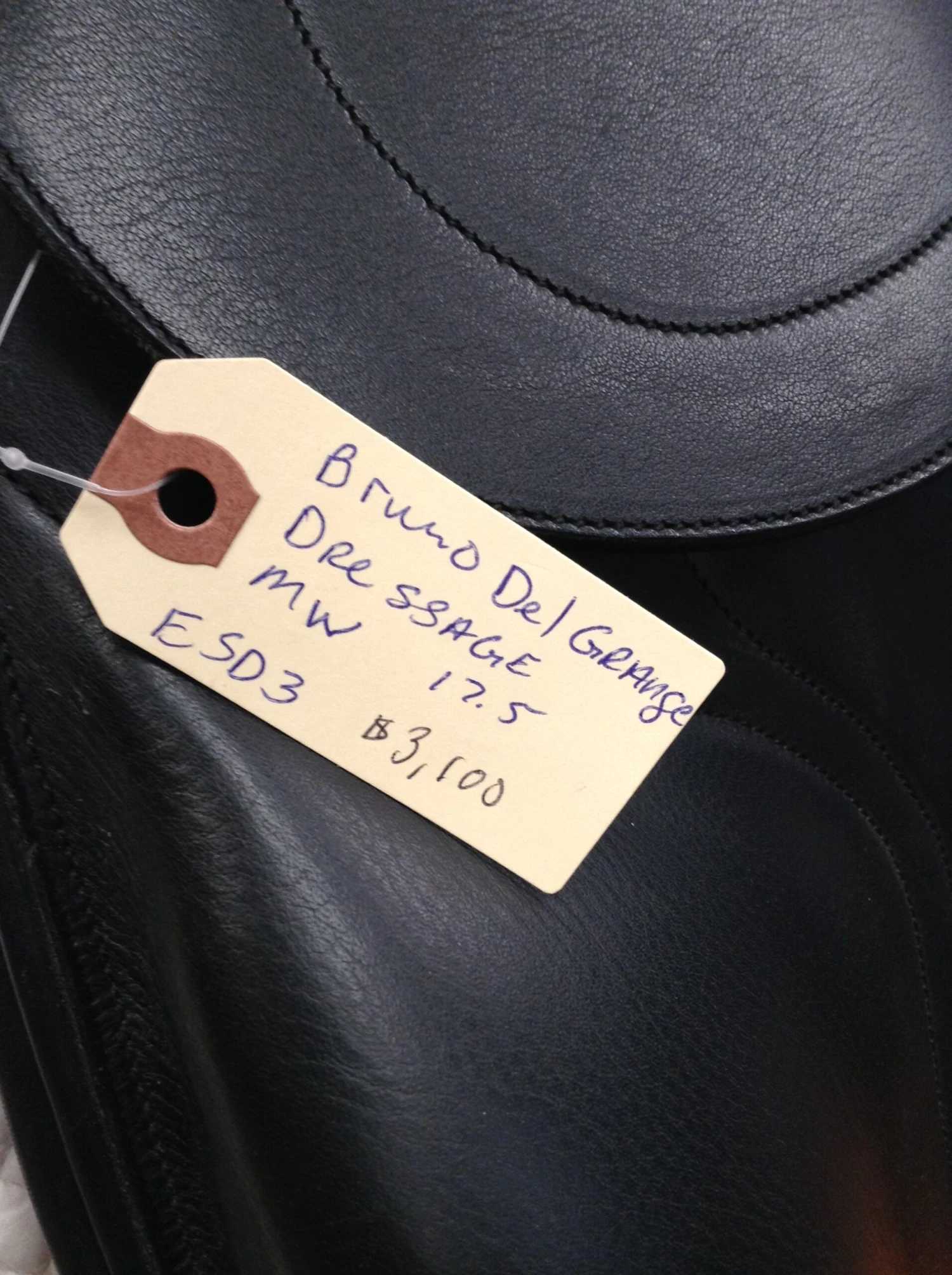 Bruno Delgrange Dressage Saddle - 18" 10 Bruno Delgrange Dressage Saddle - 18" - Image 8