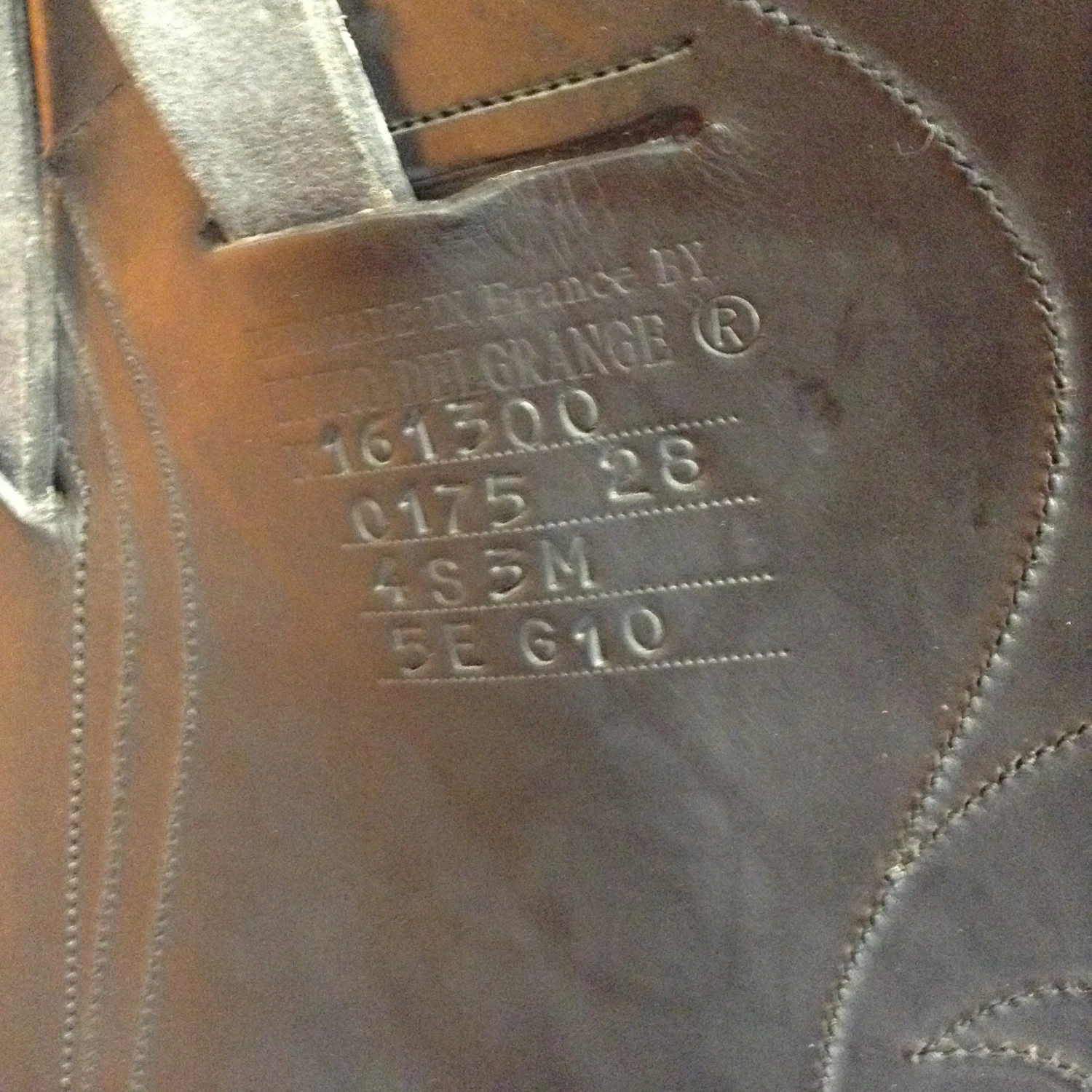 Bruno Delgrange Dressage Saddle - 18" 9 Bruno Delgrange Dressage Saddle - 18" - Image 7