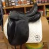 SOLD Custom Saddlery Icon Flight Dressage Saddle SOLD -For the Horse Store IMG 4415