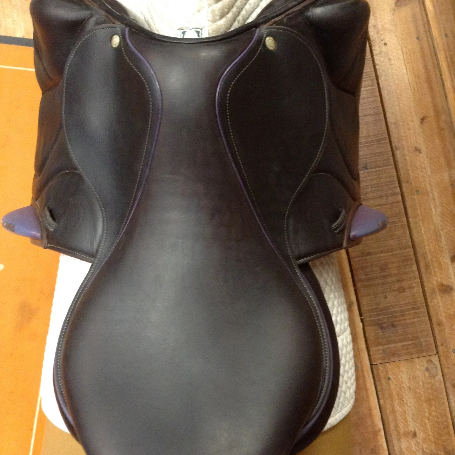 Devoucoux Chiberta Monoflap Jump Saddle- 17.5" 5 Devoucoux Chiberta Monoflap Jump Saddle- 17.5" - Image 3