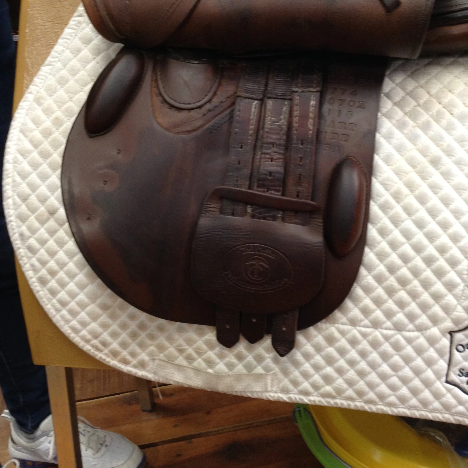 SOLD - Tad Coffin TC2 Smartride Technology Jump Saddle - 18" 9 SOLD - Tad Coffin TC2 Smartride Technology Jump Saddle - 18" - Image 7