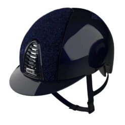 KEP Italia Chromo 2.0 Helmet 16 KEP Italia Chromo 2.0 Helmet -For the Horse Store Kep2pointOBluePolishwithBlueGlitterandGrid