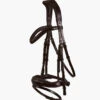 Premier Equine Rizzo Anatomic Snaffle Bridle With Flash -For the Horse Store PERizzobridlebrown1