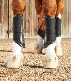 Premier Equine Carbon Air Tech Single Locking Brushing Boots 10 Premier Equine Carbon Air Tech Single Locking Brushing Boots -For the Horse Store PEcarbon air tech single locking brushing bootsblk1