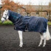 Horseware Rambo® Mack In A Sack (No Fill) CLEARANCE -For the Horse Store Rambo Mack in a Sack Navy Burgundy side view
