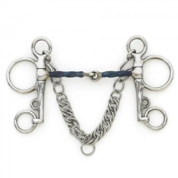 Blue Steel Slow Twist Tom Thumb Pelham 3 Blue Steel Slow Twist Tom Thumb Pelham