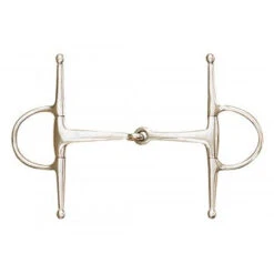 Stainless Steel Medium Weight Eggbutt Full Cheek