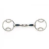 Blue Steel Loop Ring Jointed Oval Mouth Gag -For the Horse Store cnt49