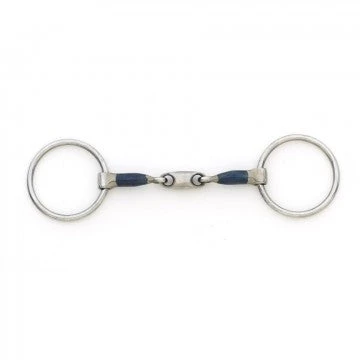 Blue Steel Oval Peanut Mouth Loose Ring 3 Blue Steel Oval Peanut Mouth Loose Ring