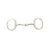 Stainless Steel Corkscrew Eggbutt With Flat Rings 1 Stainless Steel Corkscrew Eggbutt With Flat Rings -For the Horse Store cnt71