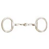 Stainless Steel Twisted Mouth Eggbutt With Flat Rings -For the Horse Store cnt75