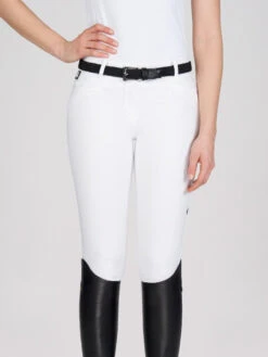 Equiline Women's Ash X-Grip Knee Patch Breech 12 Equiline Women's Ash X-Grip Knee Patch Breech -For the Horse Store eq4