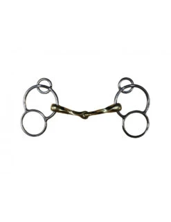 Jump'In Copper Twisted 3 Ring Gag