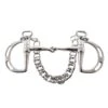 Korsteel Stainless Steel Jointed Slotted Kimblewick Bit -For the Horse Store korsteel2