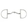 JP Korsteel Stainless Steel Jointed Port Hunter Dee Ring Snaffle Bit -For the Horse Store korsteel3