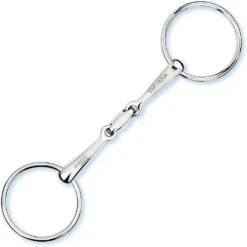Stübben Steeltec EZ Control Loose Ring Snaffle Bit