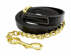 Walsh Leather Lead With Chain